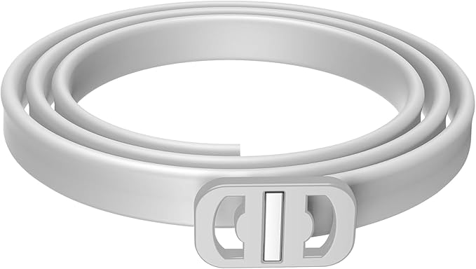 Flea Collar for Cats, 8-Month Long-Lasting Protection, Adjustable, Water-Resistant, Natural Plant-Based, Safe for Adults & Kittens, 1 Pack (White)