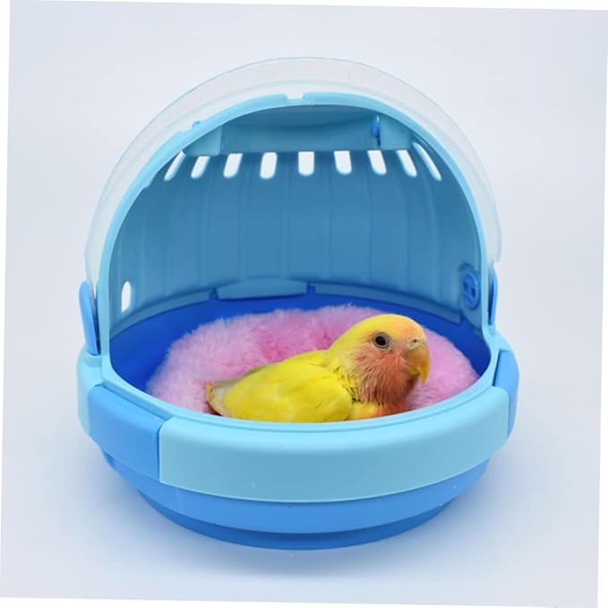Portable Handheld Parrot Carrier Breathable Travel Cage Detachable Base for Birds for Outdoor Adventures and Easy Cleaning