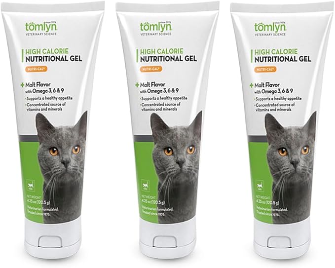 Nutri-cal for Cats High Calorie Dietary Supplement, 4.25-ounce Tube (Pack of 3)