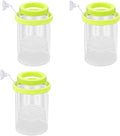 Aquariums Breeding Box Hatchery Shelter House for Guppy Bettafish Clownfishs with Divider Design Floating House 3PCS Bettafish Nursery Tanks