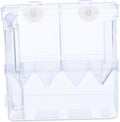 Breeding Tank Transparent Aquarium Box for Fish Hatchery Cup Isolation Box Dual Compartment Design Efficient for Fish Breeding