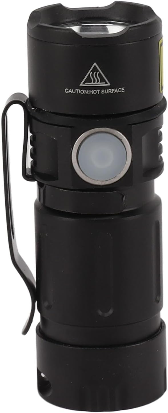 Fafeicy 395nm Black Light Flashlight Multiple Modes Small LED Torch Portable Pet Urine Detectors for Detecting Verifying Currency