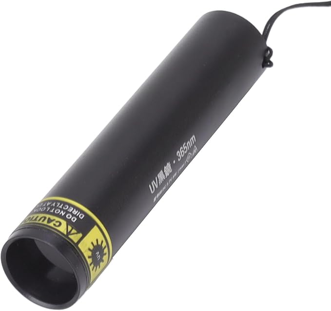 Horoper USB Rechargeable 3W 365nm Flashlight - LED Ultraviolet Flashlight with Black Filter Lens - Aluminum Alloy Shell - Pet Urine Detector for Dog and Cat Urine