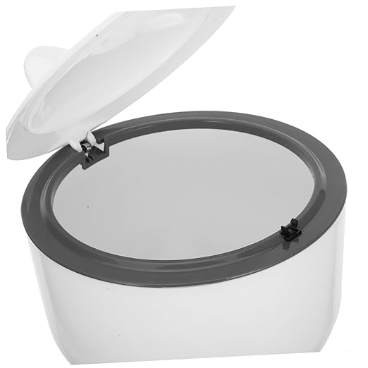 1Set Litter Trash Can with Lid Operation for Easy Cleanup Includes Trash Bags Functional Design for Modern Homes Cat Waste Container