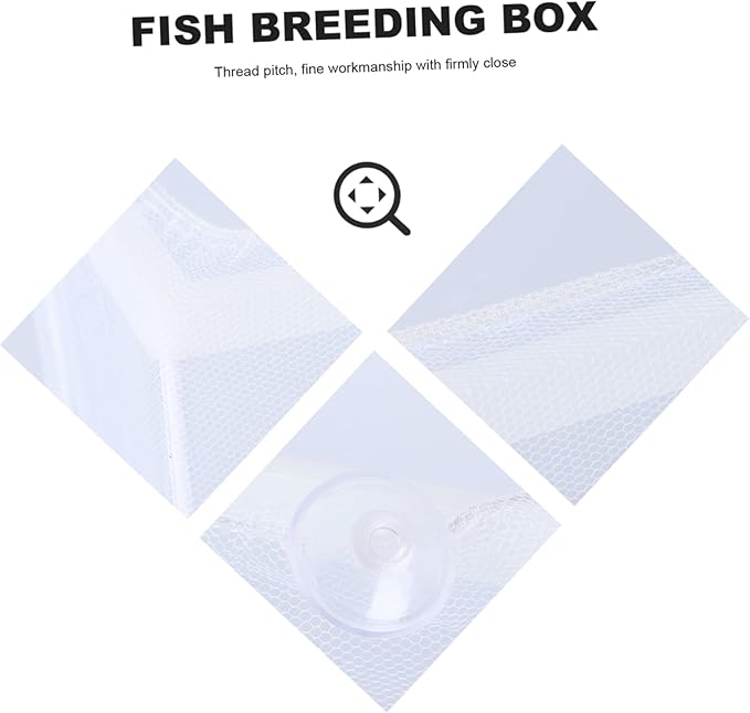 Incubation Box for Betta Guppy Mesh Breathing Fish Breeding Tank Aquarium Box Practical Incubator