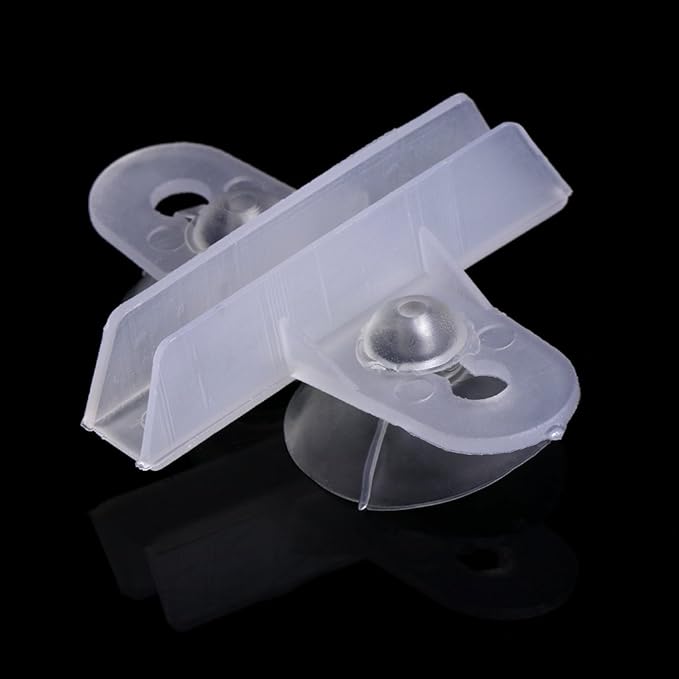 5 Pieces Aquarium Divider Clips with Suction Cups Fish for Separating Easy to
