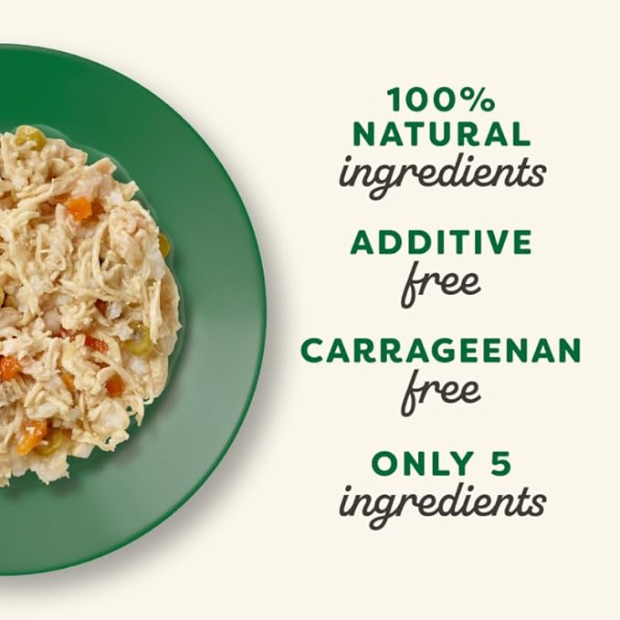 Applaws Natural Wet Cat Food in Broth, Limited and Natural Ingredients, High Protein with No Artificial Additives, Chicken, Carrots & Green Beans in Broth (10 x 2.12 oz Easy-Open Cups)