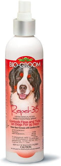 Bio-Groom Repel-35 Flea & Tick Dog Spray - Flea and Tick Prevention for Dogs, Flea Treatment, Cruelty-Free, Made in USA, Natural Tick Repellent, Fly Spray for Horses - 8 fl oz 1-Pack