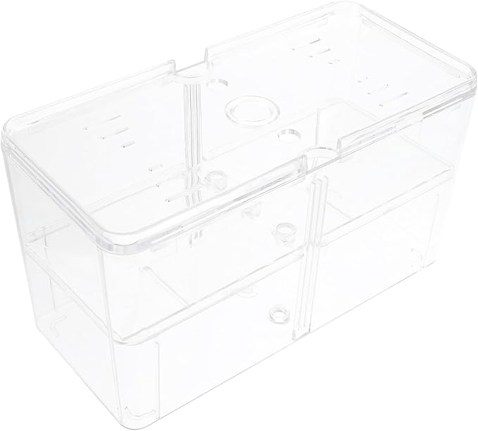 Totority 3-in-1 Multifunctional Fish Breeding Box Aquarium Isolation Container Divider for Breeding Fish Tank Hatchery Tool Suitable for Betta and Other
