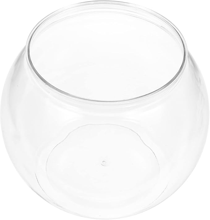 Plastic Bubble Bowl Goldfish Bowl 3 Gallon Fish Tank Glass Hydroponic Globe Flower Vase Centerpiece s Fish Tank Clear Desk Top Decor Fish Keeper Office Turtle Hydroponics The Pet