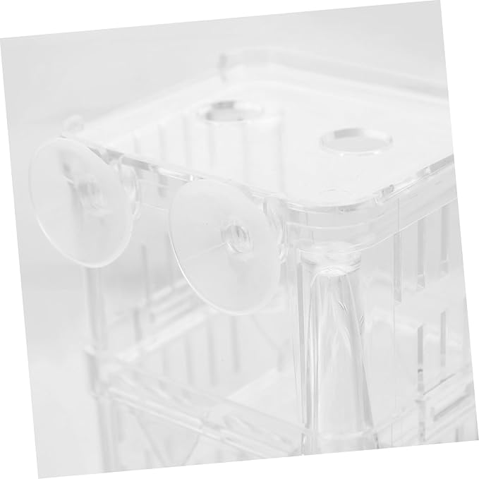 BESPORTBLE 4pcs Small Fish Tank Isolation Boxes for Guppy Breeding Aquarium Separation Container Suction Cups for Newborn Fish and Pregnant Care