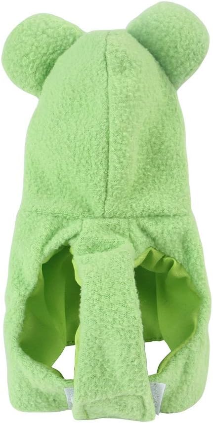Sun Conure Bird Diaper Flight Suit Frog Shape Hoodie Cosplay Photo Prop for Parrots African Greys Parakeet Cockatiel, Bird Hoodie Small Animals Apparel (S)