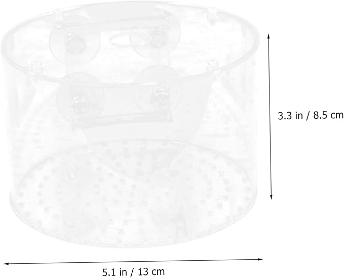 Fish Breeding Box with Transparent Cover Isolation Tank for Fish Shrimps Newborns Durable Wear Resistant Design for Aquariums and Hatcheries