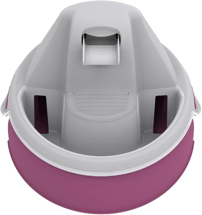 Aqua Flow Premium Pet Water Fountain - Automatic Dispenser Drinking Bowl for Cats and Dogs - Anti-Hair Drainage System - Replaceable Filters - Ideal for Multiple Pets - 52 up to 120 fl oz