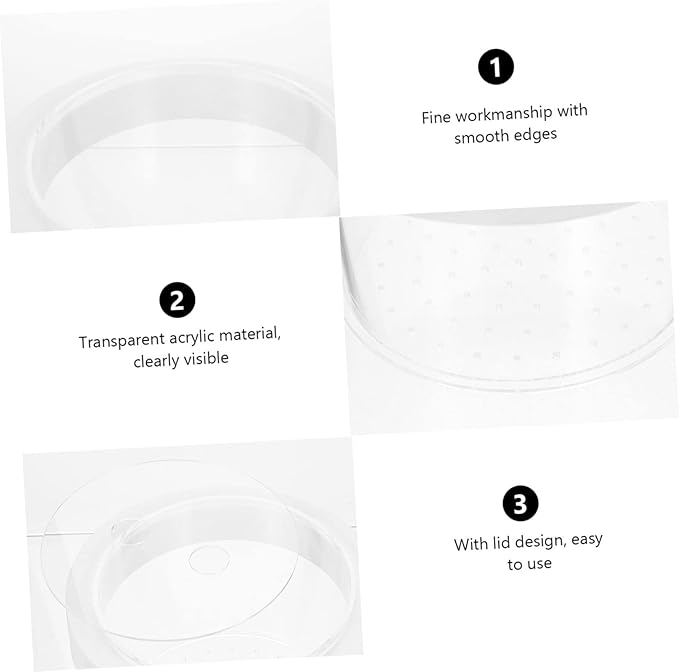 NOLITOY 3pcs Floating Aquarium Breeding Box Removable Cover Fish Separator for Fish Acrylic Tank for Home Efficient Hatching Box