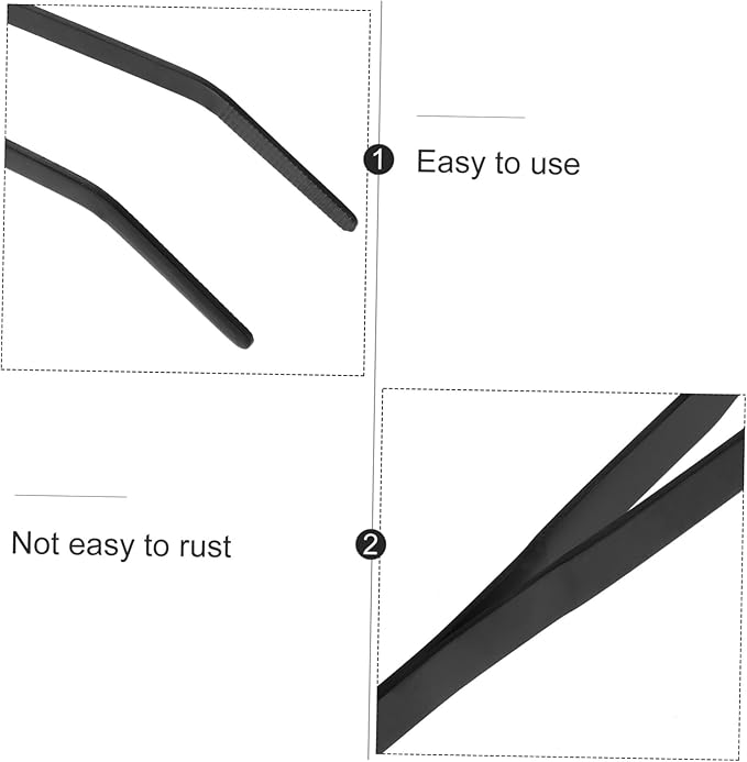Mipcase 2sets Coral Aquatic Tweezers Clip for Fish Tank Cleaning and Feeding Aquarium Tools Pipette Dropper for Aquatic Waste Removal and