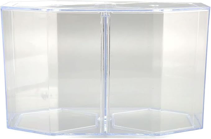 Aquarium Fish Breeder Box - Transparent Octagonal Isolation Tank for Fish Breeding, Isolation & Protection - Increases Survival Rate for Fish, Shrimp, and Small Aquatic Pets