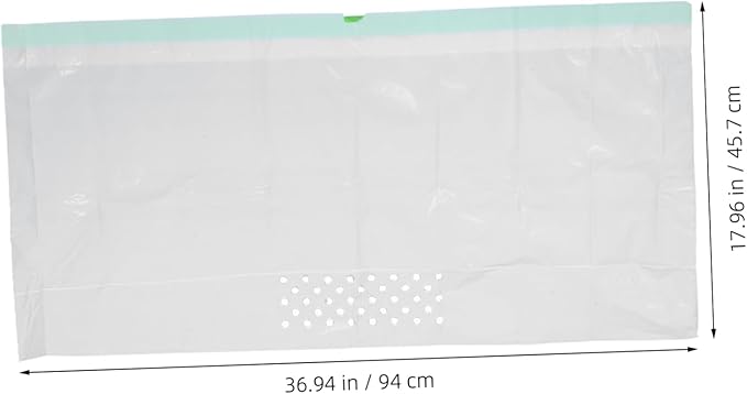 Totority 7pcs Cat Litter Filter Bags Sturdy and Pouch for Litter Cleaning Waste Disposal Bags for Pet Owners White