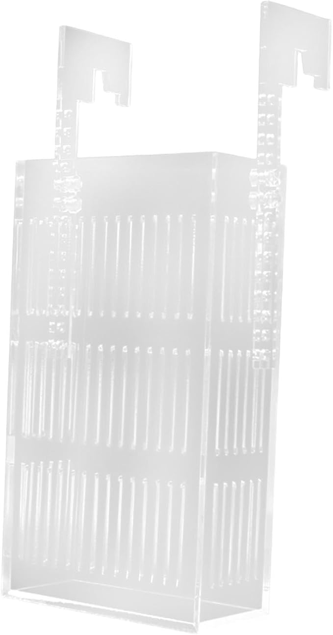 Fish Hatchery Adjustable Aquarium Breeding Box Multi Purpose Acrylic Tank Transparent Hanging Type Design Suitable for Fry Nursery, 18x10x5cm