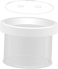 Floating Fish Breeder Box Round Spawning Box Acrylic Fish Isolation Box Hatching Box for Betta Clownfish, Baby Fish Guppy Fry, 15cmx12cm