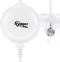 hygger Quiet Aquarium Air Pump 1.5 Watt Energy Saving Mini Oxygen Pump for 1-15 Gallon Fish Tank with Accessories White