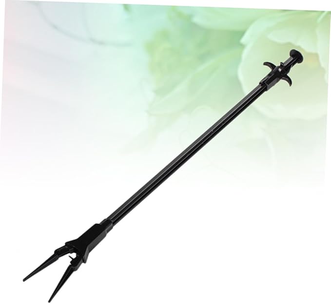 Mipcase 3pcs Fish Tank Cleaning 50cm Clamp Aquarium Plant Pruning Tongs Non-Slip Lightweight Design