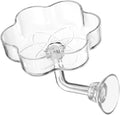 DONGKER Shrimp Feeding Dish,Acrylic Aquarium Shrimp Feeder Dish Bowl Tray with Suction Cup for Freshwater Saltwater Tanks