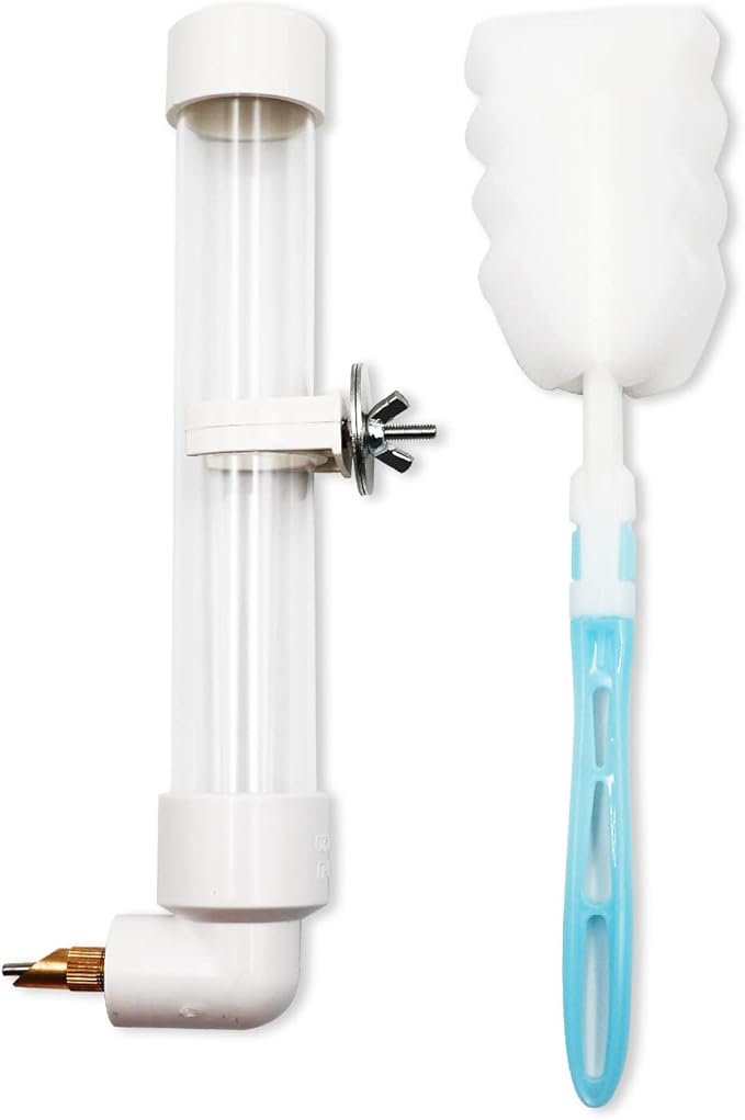 Automatic Bird Water Bottle - No Drip Hanging Drinker for Small Pets Birds Parrots Parakeets Finches Cockatiels
