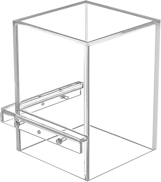 Negative Pressure Fish Tank Small Fish Breeding Box Portable Acrylic Fish Tank Aquarium Tank for Dorm Batnroom Tabletop Home
