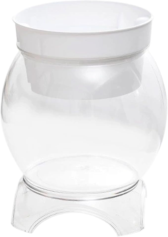 Aquaponic Fish Tank, 3-in-1 Clear Plastic Fish Bowl with Stand & Planter Healthy 1 Gallon Fishtank for Aquarium Plants, S Aquaponic Tank, Hydroponic, Small, Fishtank, Fis