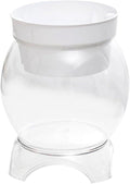 Aquaponic Fish Tank, 3-in-1 Clear Plastic Fish Bowl with Stand & Planter Healthy 1 Gallon Fishtank for Aquarium Plants, S Aquaponic Tank, Hydroponic, Small, Fishtank, Fis