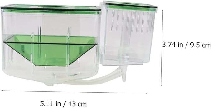 Self-Guided Fish Breeding Tank Isolation Box for Juvenile Fish Transparent Design for Easy Observation