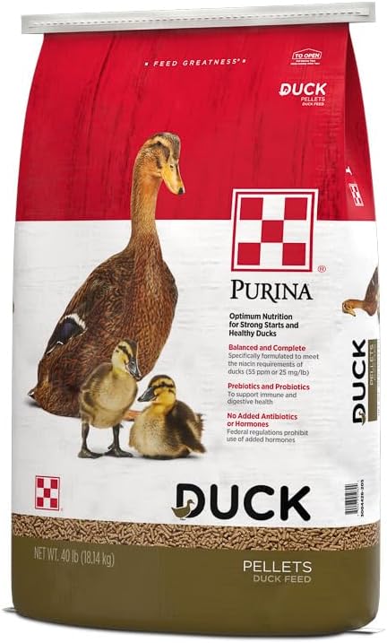 Purina Duck Feed for All Life-Stages | 40 Pound (40 lb.) Bag