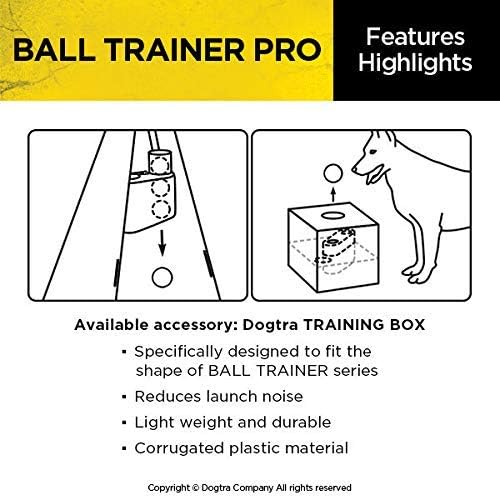 Dogtra Ball Trainer PRO Rechargeable 100-Yard Dual-Function Launcher/Dropper for Immediate Rewarding Training