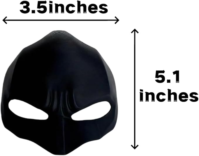 Cat Bat Costume Set, Halloween Cosplay Props with Muscular Arm Suit and Mask, Fun Animal Dress Up Accessories (Black)
