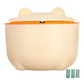 Milisten 1set Cartoon Desktop Trash Can for Pet Litter Portable Waste Bin with Lid Reusable Design for Home Office Bathroom Use Includes Garbage Bags