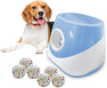 Interactive Dog Toys - Automatic Tennis Ball Launcher for Medium to Large Dogs, Outdoor Exercise & Training, Perfect Home Dog Toy 3 Ball (Blue, Large)