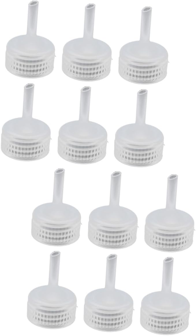 Didiseaon 40pcs Shrimp Hatching Caps for Fish Tank Practical Incubator for Aquarium Easy to Install and Beverage Bottles for Shrimp Breeding