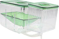 Generic Self-Guided Fish Breeding Tank Transparent Hatching Box for Aquarium Isolation Box for Newborn and Pregnant Fish Survival Rates and Protects from Predators