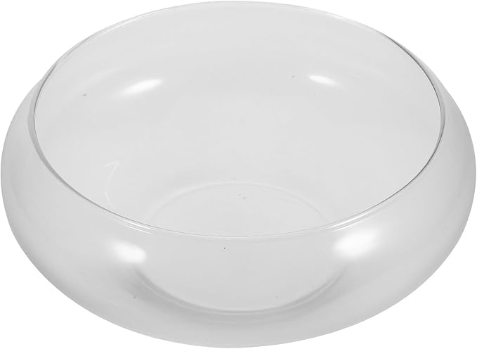 BESPORTBLE Clear Fish Bowl Vase Bubble Bowl Wide Mouth Flower Vase Round Shallow Planter Terrarium Aquatic Plant Pot Daffodil Pot Hydroponic Planter Fish Tank Bowl