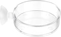 Fish Tank Feeder Dish with Suction Cup, Transparent Acrylic Aquarium Shrimp Feeder Dish with Suction Cup for Shrimp Fish and Aquatic Pets Aquarium Tanks Feeding