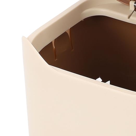 Cat Litter Trash Can with Press Type Lid Enclosed Design Compact Cat Waste Trash Can for Home