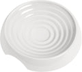 CatGuru Cat Bowls, Whisker Friendly Food Bowl for Indoor Cats, Reliefs Whisker Fatigue, Wide Kitten Dish, Non Slip Pet Dishes, Shallow Pet Plates (Marshmallow)