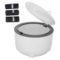 1Set Litter Trash Can with Lid Operation for Easy Cleanup Includes Trash Bags Functional Design for Modern Homes Cat Waste Container