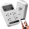 160° Wide Angle 4K HD Charger Camera,Security Indoor Camer a,Outlet Cameras,Nanny Camera for Home/Office/Pet/Indoor,Camera Outlet with Motion Detection,Pet Monitor Cameras (CAM WHH)
