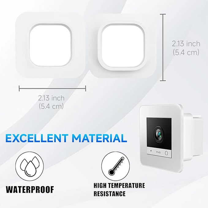 2K HD Aquarium & Terrarium WiFi Pet Camera,140° Wide-Angle Anti-Glare & Anti-Reflection,Night Vision for Fish & Reptiles,Two-Way Audio,Glass-Mount Enclosure Monitor,24/7 Recording (4 Pack)