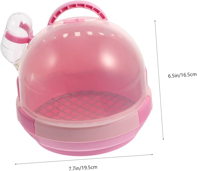 SUPVOX 1Set Portable Outdoor Bird Carrying Cage for Parrots and Birds Carrier with Space and Galvanized Mesh Pad for Pet Travel