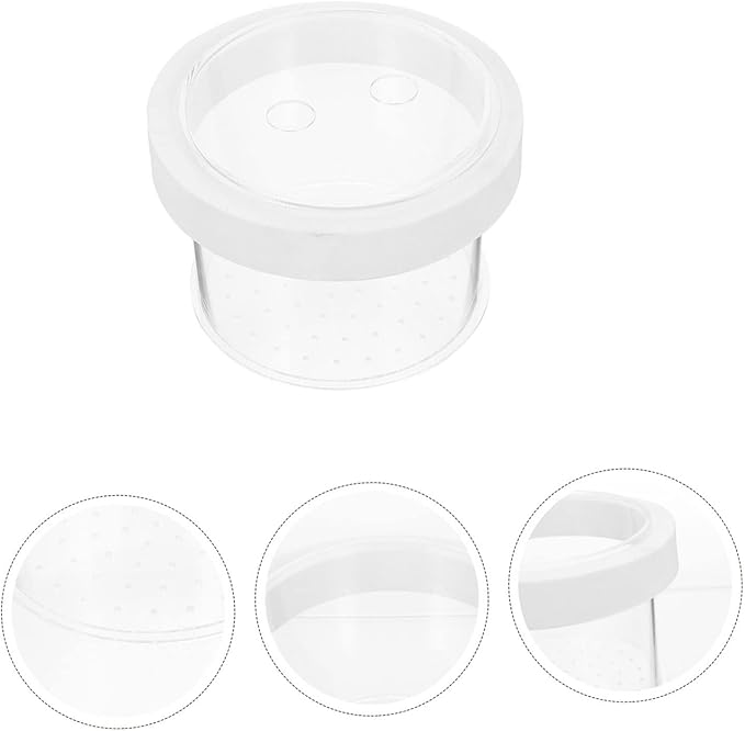 Mikikit Floating Aquarium Breeding Box Acrylic Fish Tank Isolator with Removable Cover Water Permeable Fish Separator and Adaptation