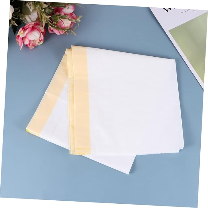 Happyyami 7pcs Cat Litter Waste Bags Thickened Cleaning Pouch for Cat Litter Box White