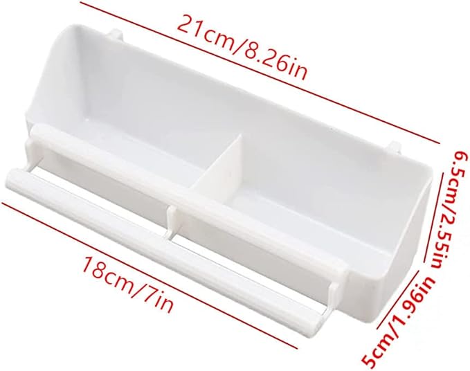 Birds Food Bowl Bird Feeder Pet Birds Food Dish Birds Water Bowls Pigeon Feeding Cups for Cockatiel Parrot Macaw Birds Small Animal 2 Pack with 1 Food Spoon